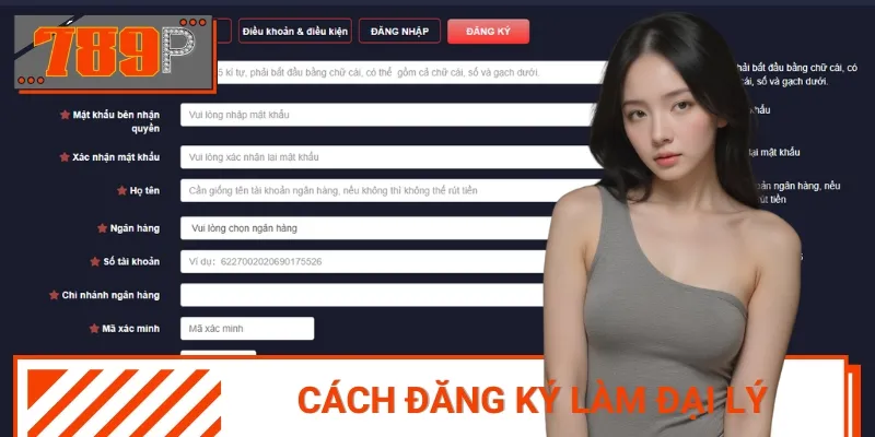 Các bước đăng ký làm đại lý hợp pháp của nhà cái 789P