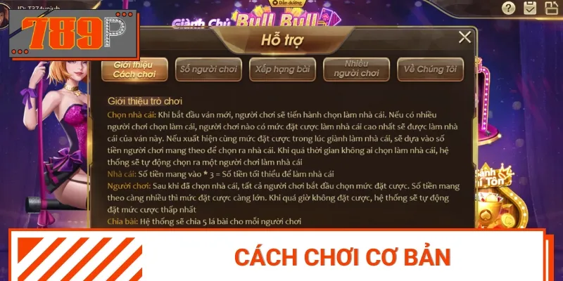 Cách chơi Giành Chủ Bull Bull cơ bản cho người mới bắt đầu